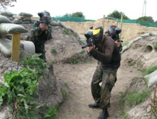 Paintball Dans les tranchees